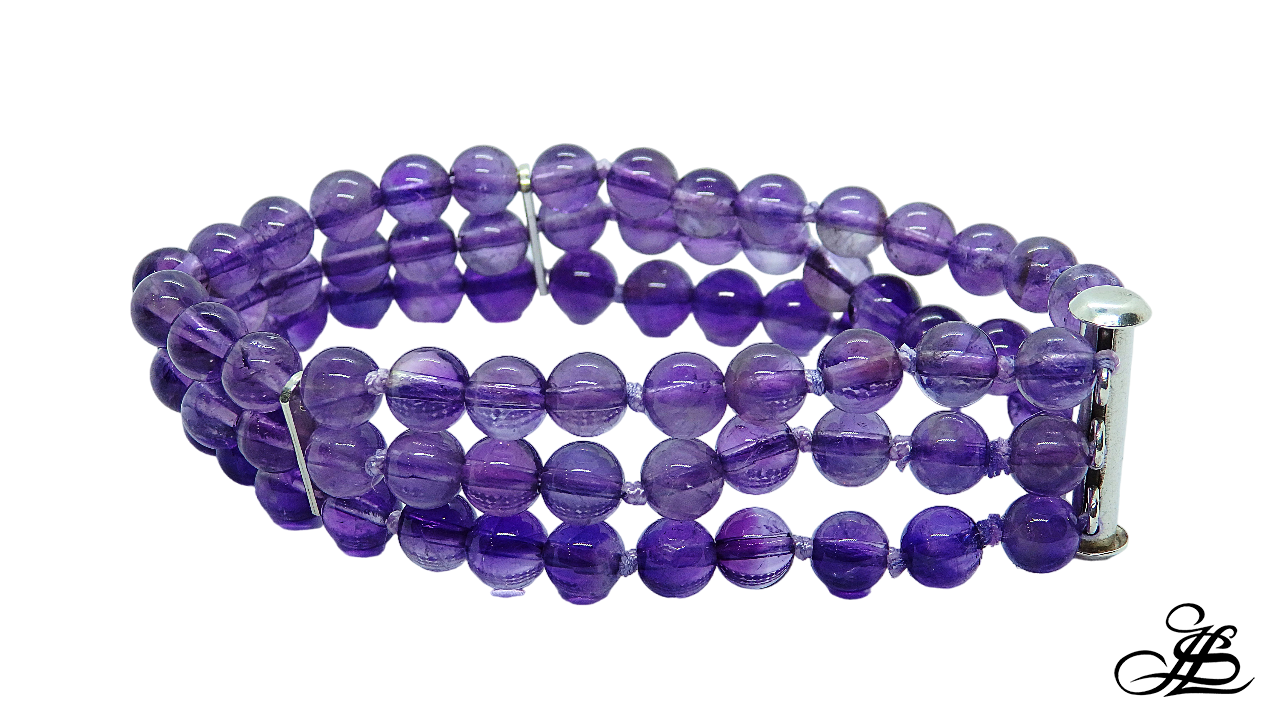 Pulsera con amatistas
